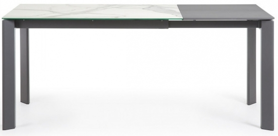 Раздвижной стол с керамической столешницей Axis 120-180X80X76 CM 4