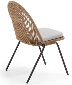 Стул на стальном каркасе Shann 56X63X85 CM бежевый