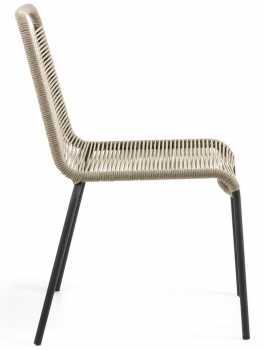 Стильный штабелируемый стул Lambton 56X59X84 CM бежевого цвета