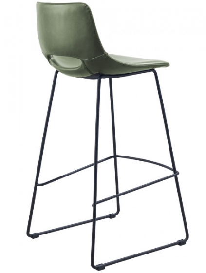 Барный стул Zahara 47X50X98 CM зелёный 3