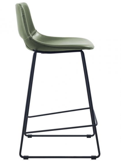 Полубарный стул Zahara 65X47X50 CM зелёного цвета 3