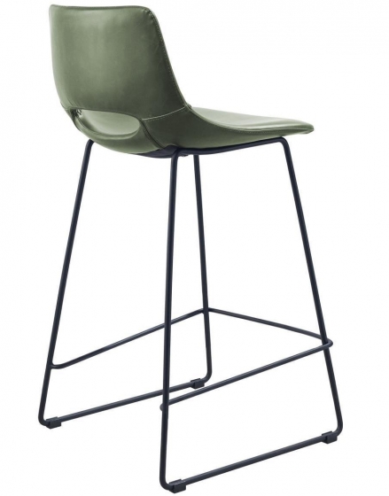 Полубарный стул Zahara 65X47X50 CM зелёного цвета 2
