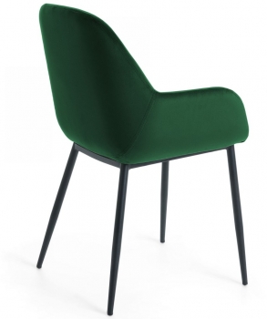 Стул с подлокотниками Konna 59X52X83 CM зелёный