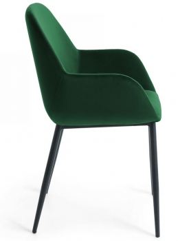 Стул с подлокотниками Konna 59X52X83 CM зелёный