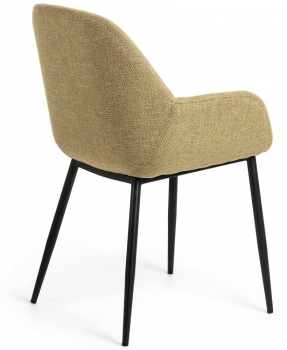 Стул с подлокотниками Konna 59X52X83 CM горчичный