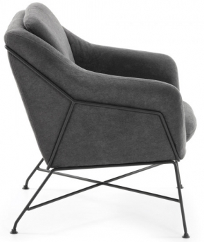Элегантное кресло Brida 65X73X82 CM серое