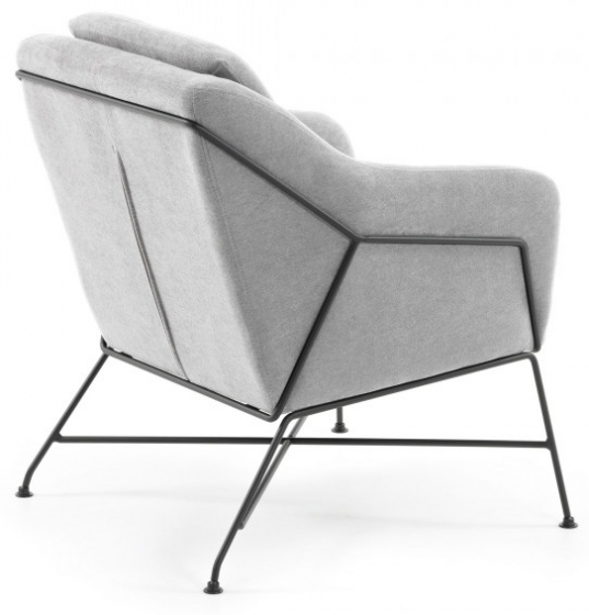 Элегантное кресло Brida 65X73X82 CM светло серое 3