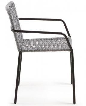 Стул с подлокотниками Boomer 60X56X80 CM серый