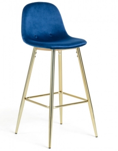 Барный стул Nilson 48X47X101 CM синий