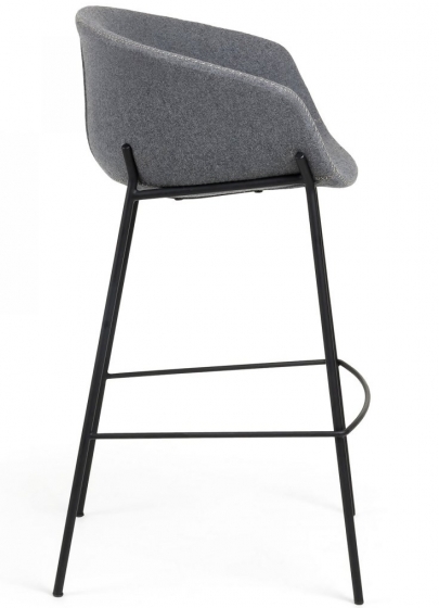 Барный стул Yvette 60X54X99 CM светло-серый 3