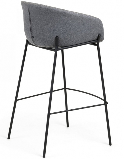 Барный стул Yvette 60X54X99 CM светло-серый 2