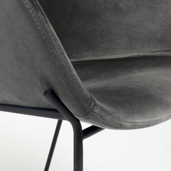 Барный стул Yvette 60X54X99 CM серый 4