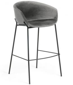 Барный стул Yvette 60X54X99 CM серый