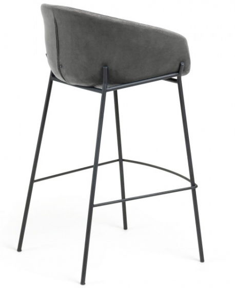 Барный стул Yvette 60X54X99 CM серый 3