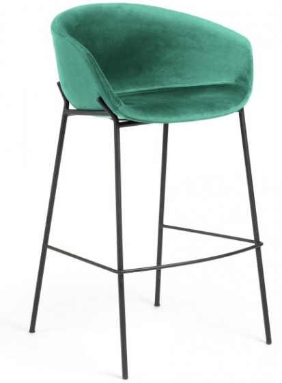 Барный стул Yvette 60X54X99 CM зелёный 1