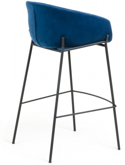 Барный стул Yvette 60X54X99 CM синий 3