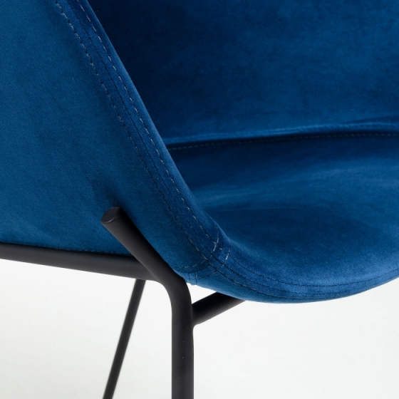 Барный стул Yvette 60X54X99 CM синий 5