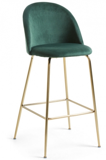 Барный стул Mystere 55X50X108 CM тёмно зелёный 1