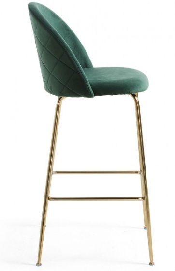 Барный стул Mystere 55X50X108 CM тёмно зелёный 2