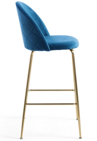 Барный стул Mystere 55X50X108 CM синий 2