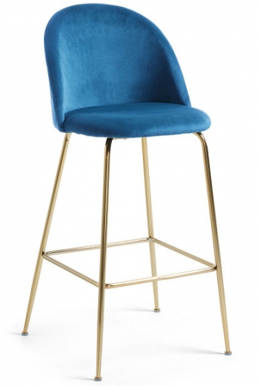 Барный стул Mystere 55X50X108 CM синий 1