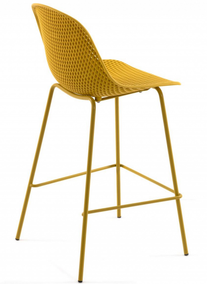 Полубарный стул Quinby 49X49X97 CM жёлтого цвета 3