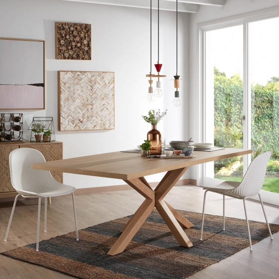 Стул пластиковый на стальном каркасе Quinby 46X58X82 CM белого цвета 5