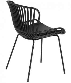 Стул Surpik 52X57X80 CM чёрный