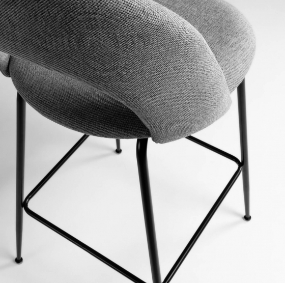 Барный стул Mahalia 53X54X109 CM светло-серый 5