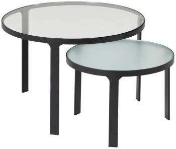 Комплект из двух столиков Oni 50X50X33 / 70X70X43 CM