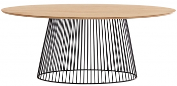 Овальный обеденный стол Leska 200X110X76 CM