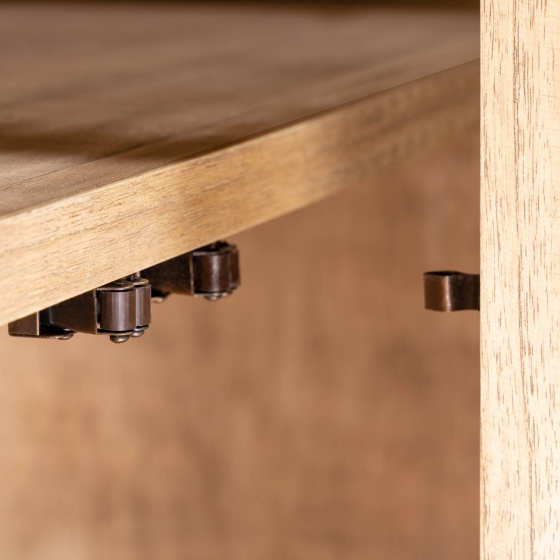 Буфет из массива дерева минди Nalu 90X40X175 CM 3