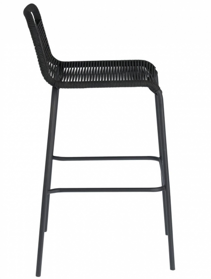 Барный штабелируемый стул Lambton 53X53X100 CM чёрный 3