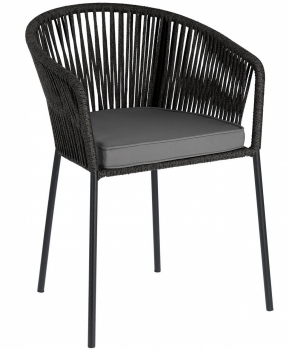 Стул Yanet 56X55X79 CM чёрный