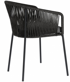 Стул Yanet 56X55X79 CM чёрный