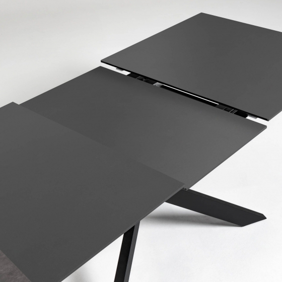 Раскладной стеклянный стол Atminda 160-210X90X76 CM 4