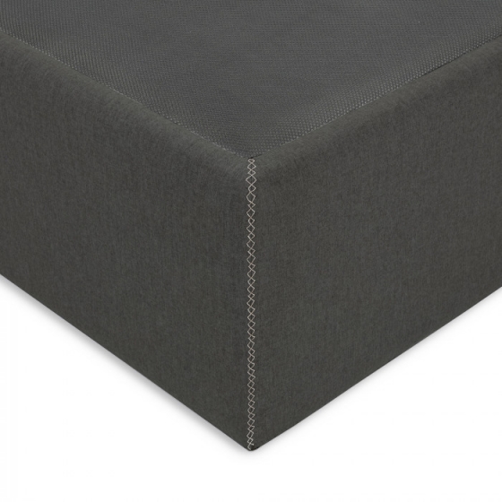 Кровать с отсеком для хранения Matter 90X190X36 CM тёмно серого цвета 3