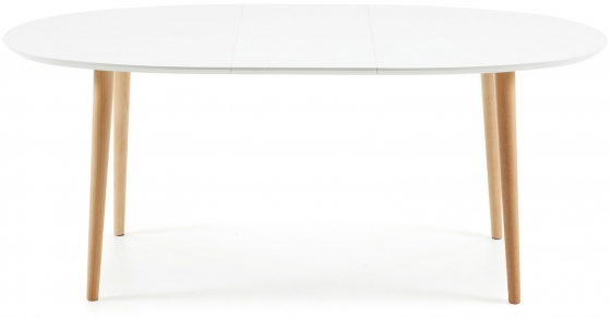 Овальный стол Oakland 140-220X90X74 CM белый 3