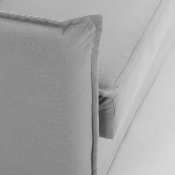 Диван кровать Samsa 182X95-220X92 CM серого цвета с полиуретановым матрасом 7