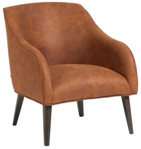 Кресло Lobby 65X75X80 CM коричневое