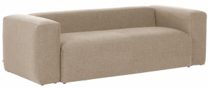 Трёхместный диван Blok 240X100X69 CM бежевого цвета