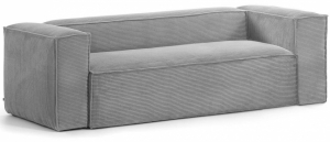 Трёхместный диван Blok 240X100X69 CM серого цвета