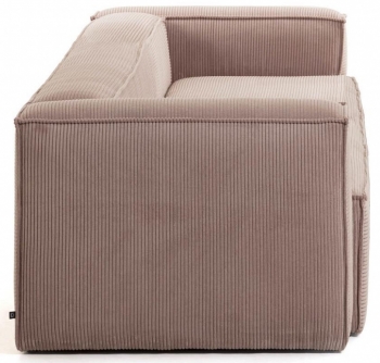 Трёхместный диван Blok 240X100X69 CM розового цвета