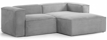 Угловой диван Blok 240X174X69 CM серый