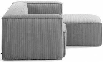 Угловой диван Blok 240X174X69 CM серый