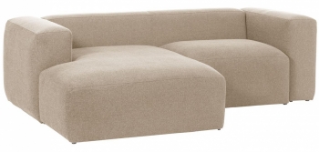 Угловой двухместный диван Blok 240X174X69 CM бежевого цвета