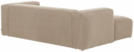 Угловой двухместный диван Blok 240X174X69 CM бежевого цвета 4