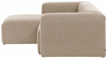 Угловой двухместный диван Blok 240X174X69 CM бежевого цвета