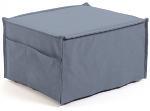 Пуф-кровать Lizzie 60-180X70X45 CM синего цвета