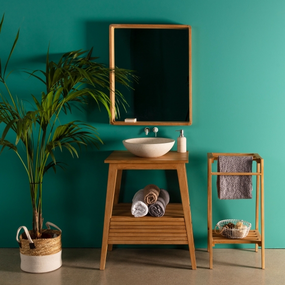 Зеркало в раме из тика Sunday 80X65 CM 6